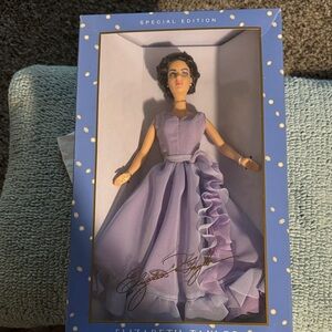 Mattel Special Edition Doll in Lavender Dress Elizabeth Taylor Doll